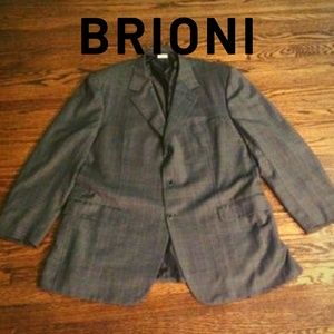 BRIONI HAND TAILORED IN ITALY 100% WOOL SZ 48R